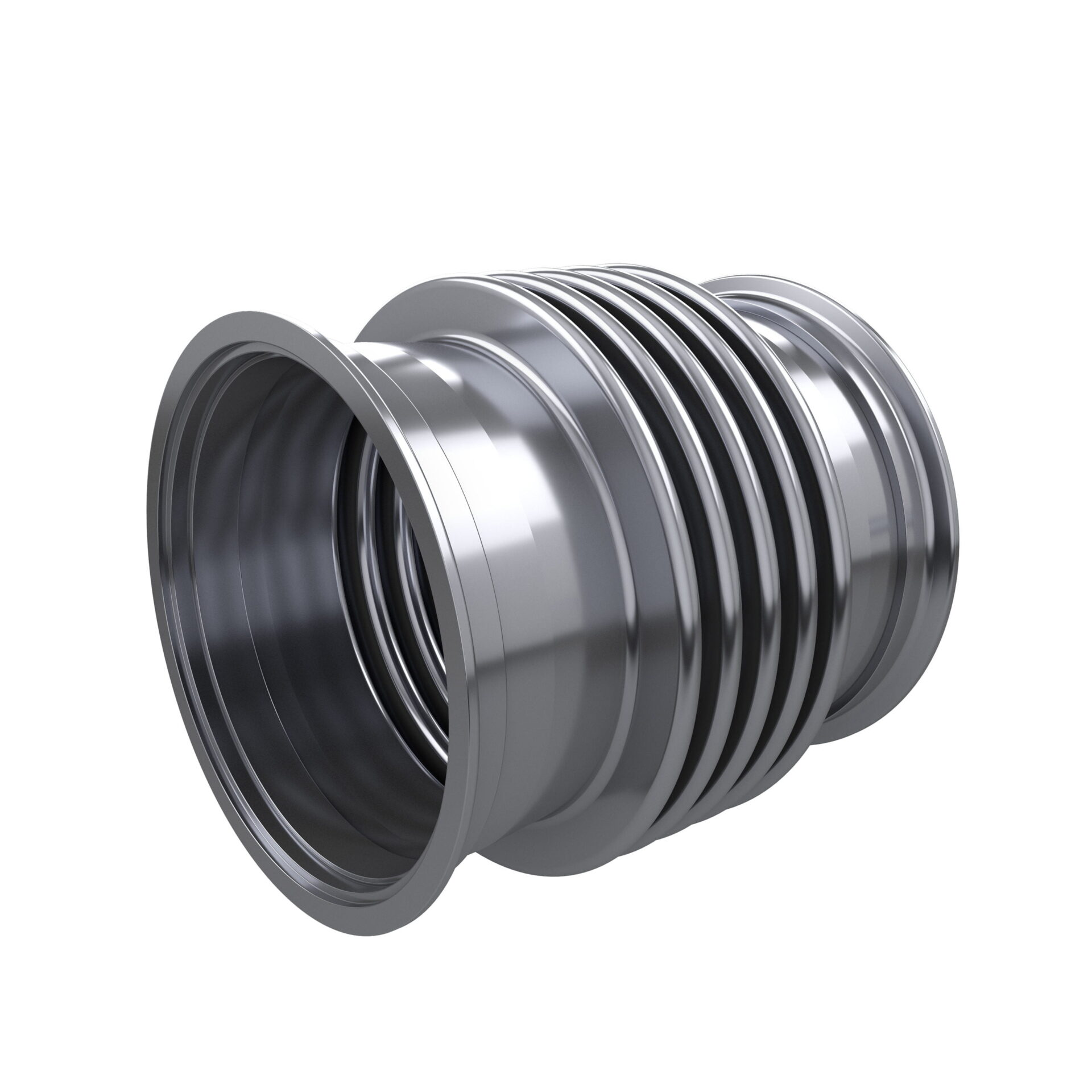 Single Axial Expansion Joint with Bolted Flanges or V Flanges